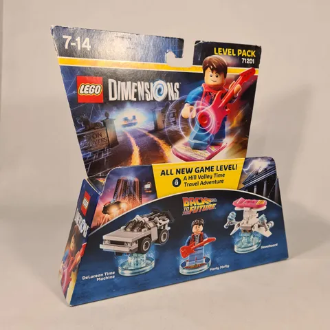 LEGO Dimensions 71201 Back to the Future Level Pack Marty McFly DeLorean NEW