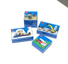 New LEGO Printed Tile Lot - City Set Boxes x4 - Store Toy 60500 - Minifigure Box