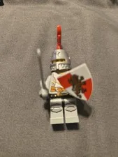 LEGO minifigure Lion Knight cas440 Castle Kingdoms 7949 shield plume