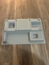 Lego Baseplate Raised 32 x 48 Gray 51542 Hospital Police Station 