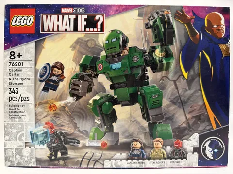 LEGO MARVEL WHAT IF 76201 Captain Carter & The Hydra Stomper NISB New & Sealed