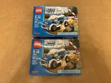 LEGO CITY: Patrol Car (4436) X2 - Brand New In Factory Sealed Box