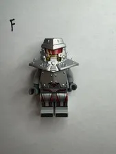 LEGO Ultra Agents Tremor Minifigure w/ Silver Armor 70161 No Gorilla Fist Hands