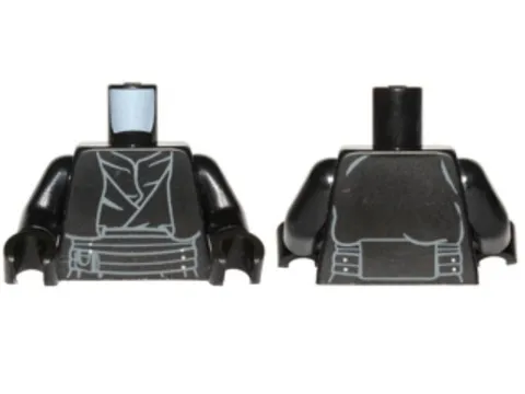 LEGO® Part 973pb2151c01 - Torso SW Sith Robe (Darth Maul)