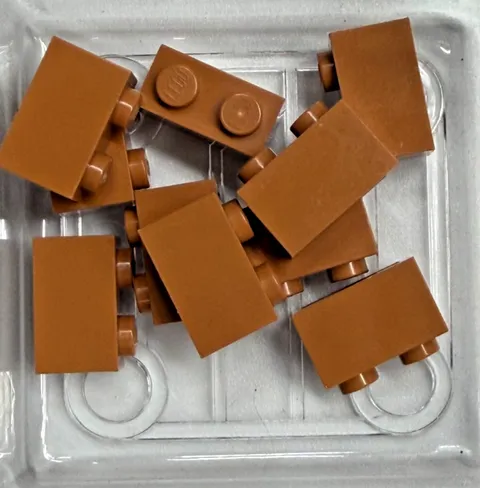 LEGO Brick, 1 x 2, 3004, Medium Nougat, QTY 10 Free Shipping