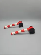 Lego Duplo Train Crossing Barrier Gate Red/White