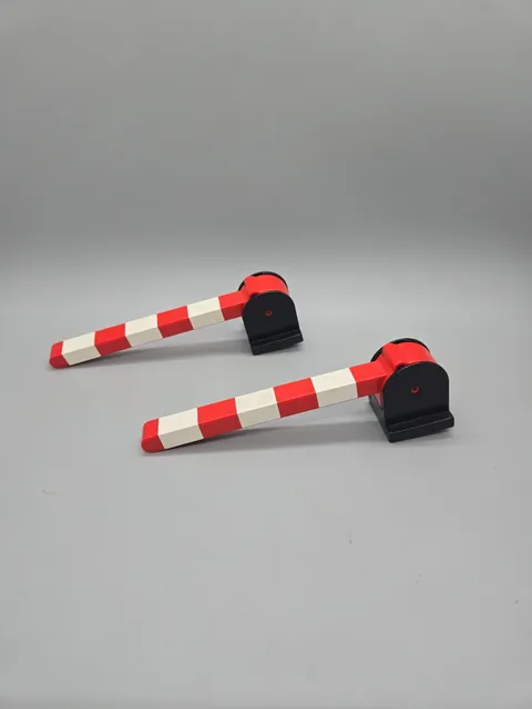 Lego Duplo Train Crossing Barrier Gate Red/White