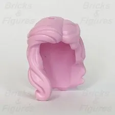 LEGO Bright Pink Female Hair Minifigure Part Long Parted on Left 6585162 6986