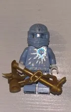 NRG Zane Minifig with golden weapon