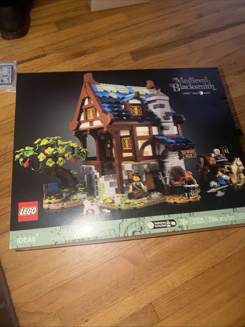LEGO Ideas Medieval Blacksmith (21325) - Retired Set - New in Sealed Box