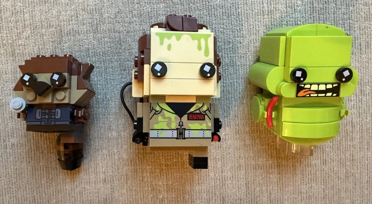 LEGO BrickHeadz Lot Slimer Peter Venkman Rocket Raccoon Figures Ghostbusters MCU