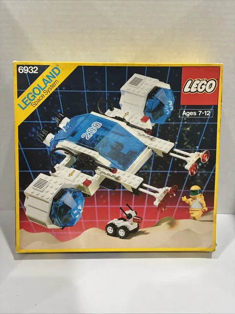 Lego Legoland 6932 Futuristic Star defender “200” Box Only 1988