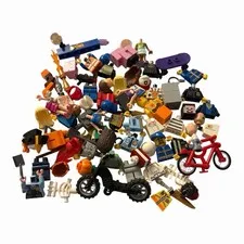 LEGO Huge Lot Of Minifigure Parts And Accessories Weapons Etc