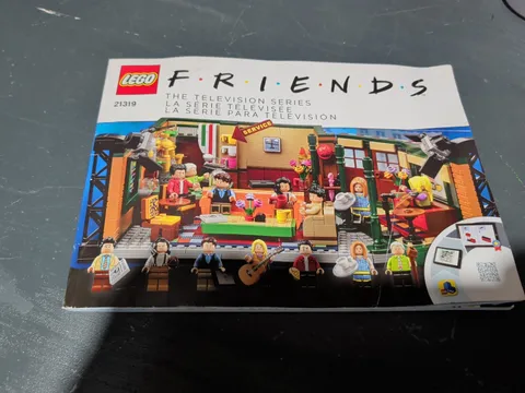 Lego Ideas Friends Central Perk (21319) Instruction Booklet Manual Book ONLY