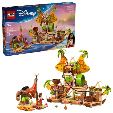 LEGO Disney Moana 43258 Kakamora Barge Building Toy Set New Sealed