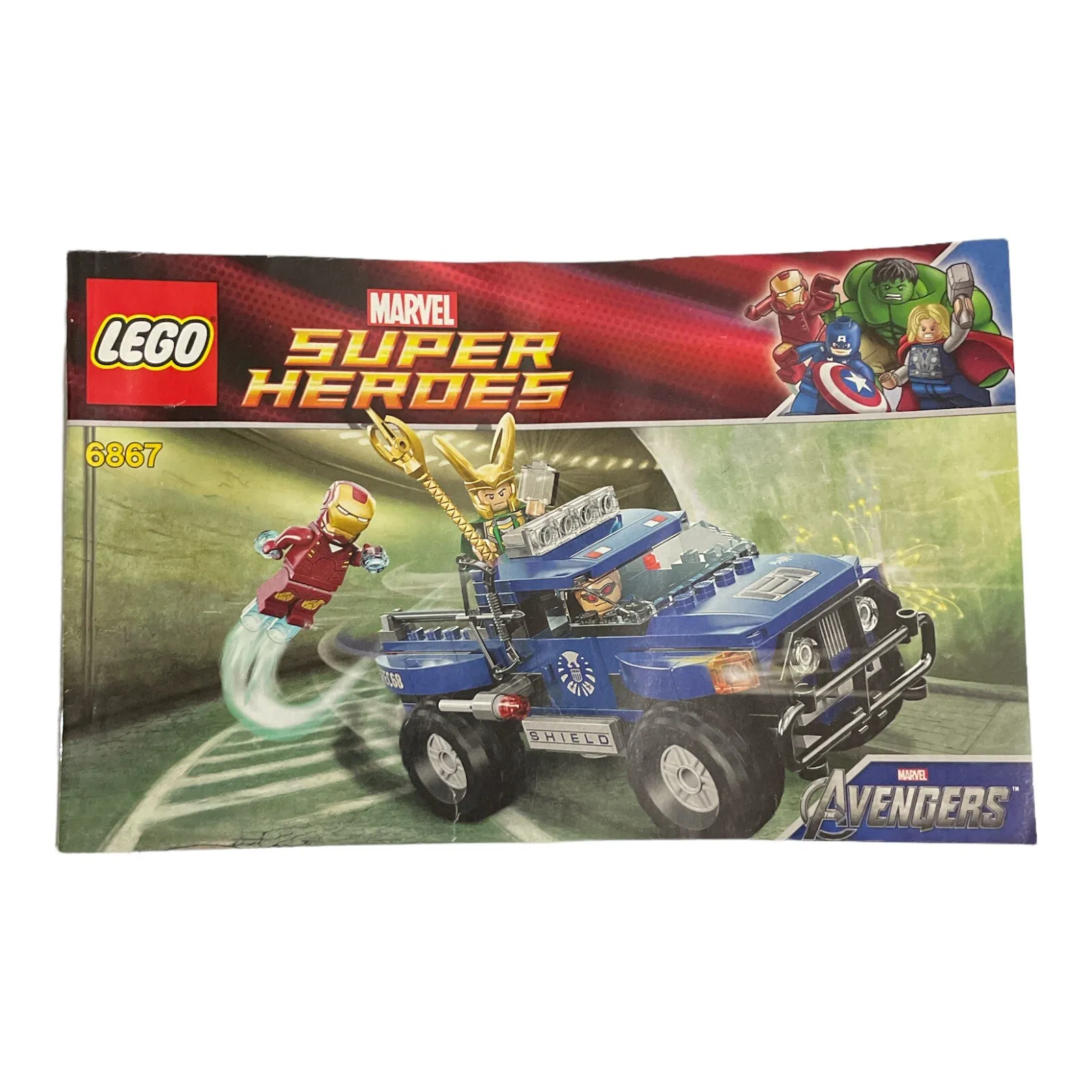 LEGO Marvel Super Heroes 6867 Cosmic Cube Escape Instruction Manual ONLY