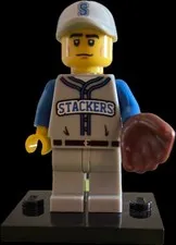 LEGO Baseball Fielder Collectible Minifigure Series 10 71001 Stackers B1B2