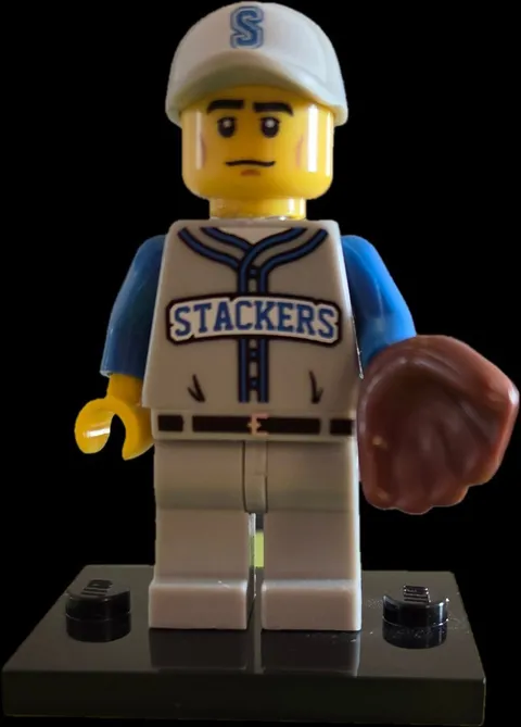 LEGO Baseball Fielder Collectible Minifigure Series 10 71001 Stackers B1B2