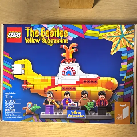 LEGO Ideas 21306 The Beatles Yellow Submarine Set, 553 pcs
