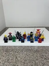 Random LEGO Ninjago Lot Ax Lloyd Kai Cole Nindroid NRG Jungle Robe Parts Pieces