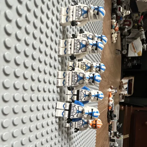 501st no helmet holes Lego Minifig lot of 8