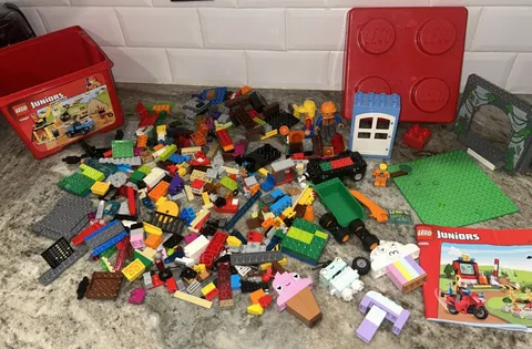LEGO  Bulk Lot Of Bricks and Containers From Various Sets Creative Pieces