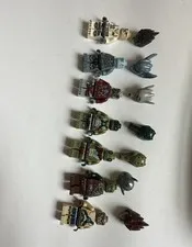 LEGO Legends of Chima Minifigure Lot of 7 w/ Heads & Hair Pieces