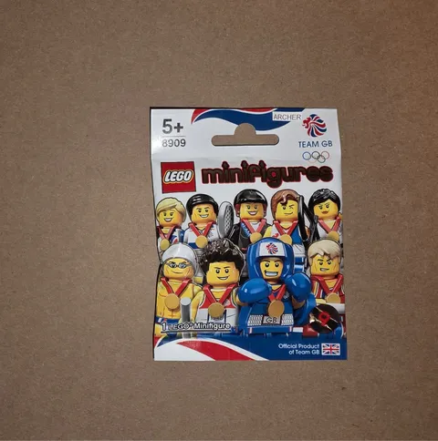 Lego Agile Archer 2012 London Olympics Team GB Minifigure 8909 Series Sealed