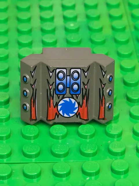 LEGO Brick 2x2 Mod No Stud With Pattern - 2001