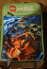 LEGO Ninjago Masters of Spinjitzu Kids Rolling Suitcase Luggage 18" Bag 2012