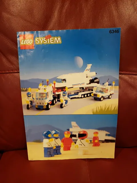 Vintage LEGO System Shuttle Launching Crew 6346 Instruction Guide MANUAL ONLY