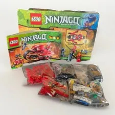 Lego 9441 NINJAGO KAI'S BLADE CYCLE 100% Complete Minifigs + Box + Instructions