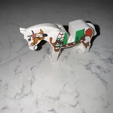 Lego Wild Western indians White Horse Animals Green Saddle 6748 6766 6763 6718