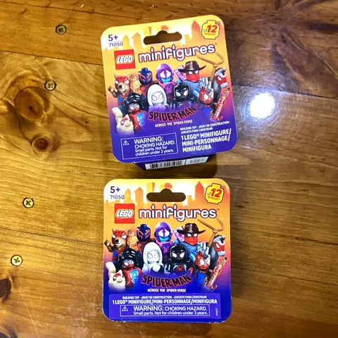 LEGO Minifigures Spider-Man Across the Spider-Verse 71050 Mystery Pack x2