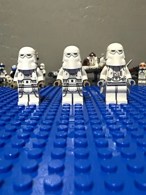 LEGO Star Wars Snowtrooper Minifigure Lot of 3 All Brand New condition