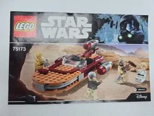 Lego Star Wars 75173 Luke's Landspeeder Instruction Manual Only