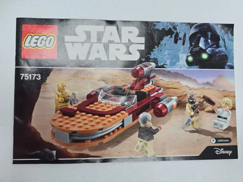 Lego Star Wars 75173 Luke's Landspeeder Instruction Manual Only