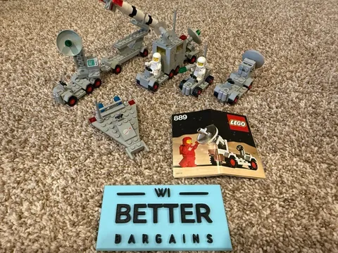 Vintage LEGO Classic Space Lot 452/894 885 886 889 897 White Astronauts 1979