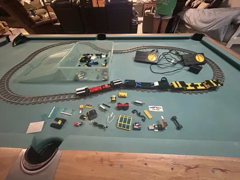 LEGO Systems Cargo Train Lot of Parts and Pieces Incomplete Set