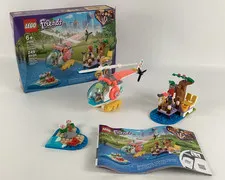 Lego Friends 41692 Vet Clinic Rescue Helicopter Playset Building Toy COMPLETE