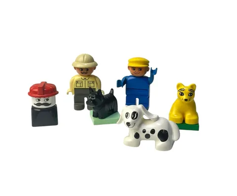 Lego Duplo Lot of 7 People & Animal Figures Vintage 80’s-2000’s