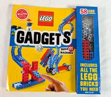Lego Gadgets 100% Klutz Certified Book Build 11 Machines w/ 58 Pieces
