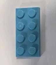 LEGO Parts - Medium Azure Plate 2 x 4 - No 3020