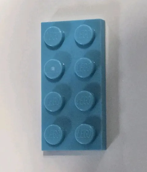 LEGO Parts - Medium Azure Plate 2 x 4 - No 3020
