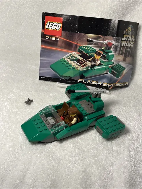 Incomplete LEGO Star Wars: Flash Speeder (7124) READ DESC