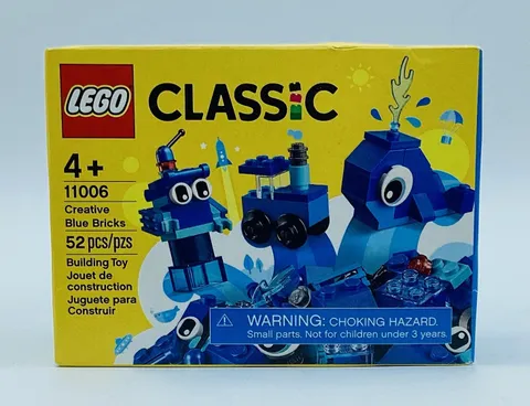 LEGO Creative Blue Bricks LEGO Classic  11006 Building Set Damaged