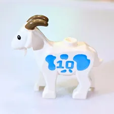 LEGO Lionel Messi #10 GOAT Animal Figurine - Exclusive from Set 43018 - New