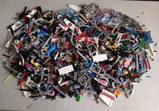 LEGO BULK LOT 8 LB+ POUNDS TECHNIC GEARS BRICKS W HOLES LIFT ARMS CONNECTORS