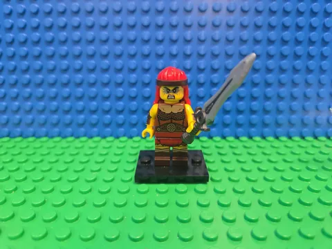 Lego Fierce Barbarian Minifigure Collectible Series 25 71045 CMF Lot Retired Bat