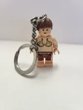 Star Wars Lego Minifigure Slave Leia Keychain ROTJ sw0085 